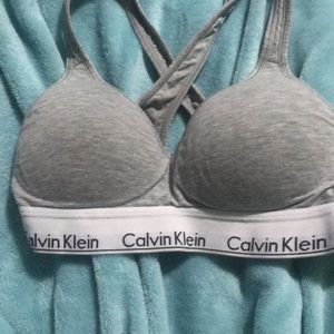 Calvin Klein racerback & push up sports bra